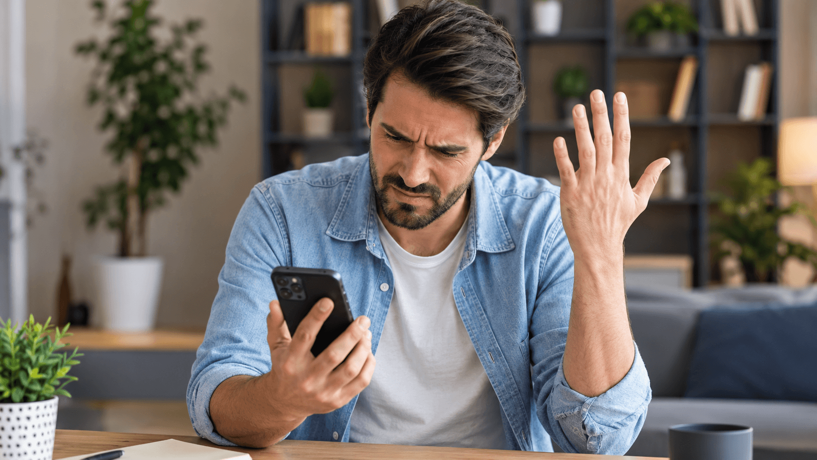 un consommateur reçoit un appel commercial non sollicité sur son smartphone.