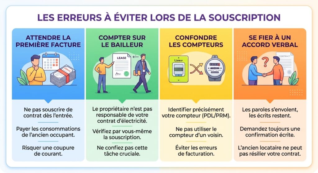 Les erreurs à éviter lors de la souscription d’un contrat d’électricité - Bayyou