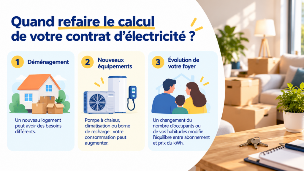 Petite consommation d’électricité: trois situations pour réévaluer son contrat d’électricité